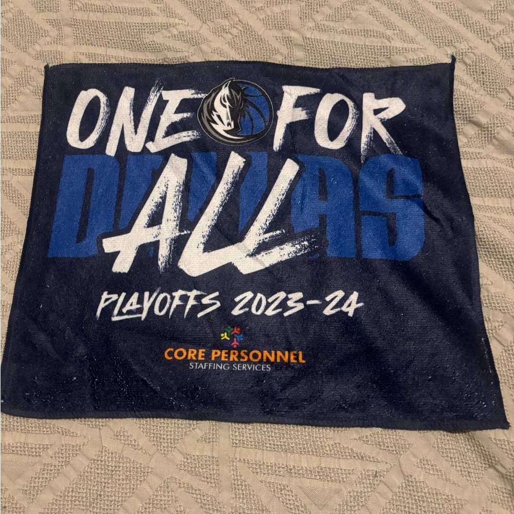 Dallas Mavericks NBA 2023 2024 Playoffs Rally Towel New
